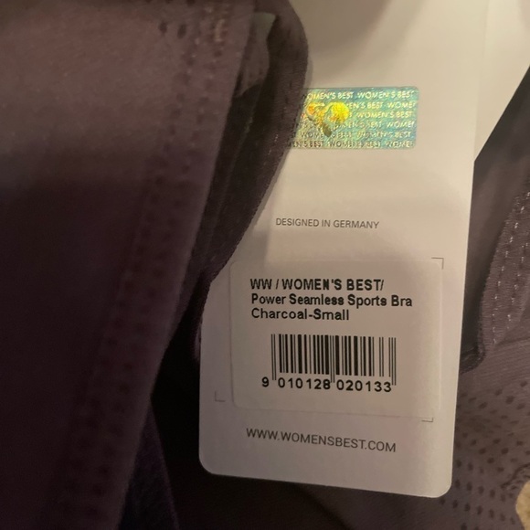 WOMEN'S Best Wear POWER SEAMLESS SPORTS BRA - charcoal gray - Picture 11 of 12